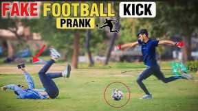 Fake Football Kick Prank _ Funny Reactions | @zeropranktv7596