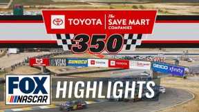 NASCAR Cup Series: Toyota/Save Mart 350 Highlights | NASCAR on FOX