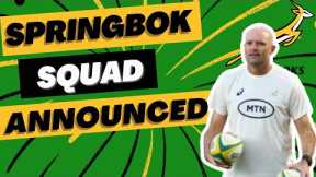 Springboks Name Initial Squad for Rugby Championship 2023