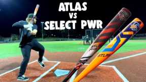 ATLAS vs. SELECT PWR | Louisville Slugger BBCOR Showdown (BROKEN BAT)