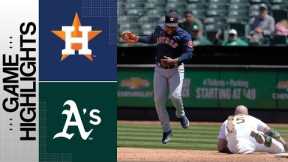 Astros vs. A's Game Highlights (5/27/23) | MLB Highlights