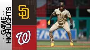 Padres vs. Nationals Game Highlights (5/25/23) | MLB Highlights