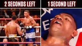 5 INSANE Knockouts In The Last Seconds Of The Fight
