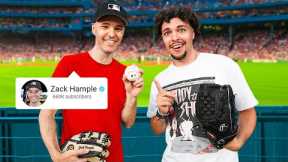 I Caught an ACTUAL MLB Home Run with Zack Hample…
