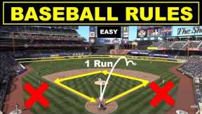 Baseball Rules for Beginners | Easy Explanation