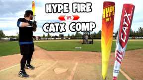 EASTON HYPE FIRE vs. MARUCCI CATX COMPOSITE | USSSA Baseball Bat Review