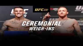 UFC 291: Ceremonial Weigh-In