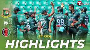 Highlights | HD | Bangladesh vs Afghanistan | 3rd ODI | T Sports