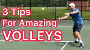 How To Hit Amazing Volleys (3 Awesome Tennis Tips)