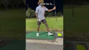 They gave him a wooden driver and he still delivered 😳👏 | #Shorts