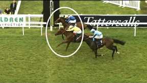 DEAD-HEAT! There was nothing to separate these two horses in a thrilling finish!