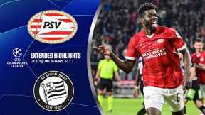PSV vs. Sturm Graz: Extended Highlights | UCL Qualifiers - Round 3 | CBS Sports Golazo