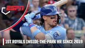 Bobby Witt Jr. bats INSIDE-THE-PARK HR off Mariners' miscues | MLB on ESPN