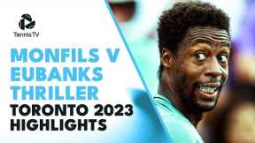 Gael Monfils THRILLER vs Christopher Eubanks 🍿 | Toronto 2023 Highlights