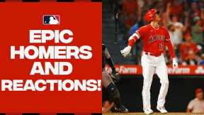 The BEST homers and most EPIC bat flips of the first half! (Feat. Ohtani, Votto and More!)
