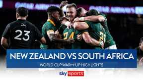 SA claim RECORD WIN over NZ 💥 | New Zealand 7-35 South Africa | Rugby World Cup warm-up highlights