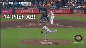 Aaron Judge hits his 31st home run, José Aberu 14 pitch at bat - Interesting game tonight 🔥