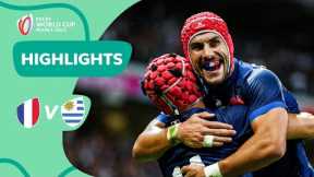 Uruguay pile the pressure on France | France v Uruguay | Rugby World Cup 2023 Match Highlights