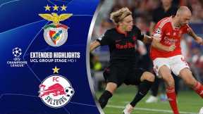 Benfica vs. Salzburg: Extended Highlights | UCL Group Stage MD 1 | CBS Sports Golazo