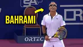 FUNNIEST Tennis Match EVER You Won't Stop Laughing! #4 (Mansour Bahrami Mic'd UP Trick Shots)