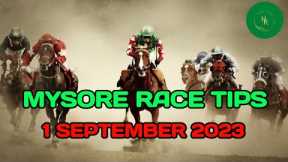 MYSORE RACE TIPS [1 SEPTEMBER 2023] MYSORE HORSE RACE TIPS #mysorerace (@RACEISMYLIFE )