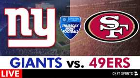 Giants vs. 49ers Live Streaming Scoreboard, Free Play-By-Play, Highlights & Stats | Amazon Prime TNF
