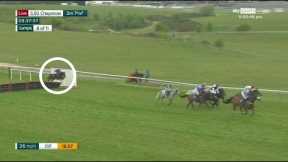 AMAZING ride! Horse detached throughout but somehow wins at Chepstow!
