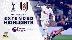 Tottenham Hotspur v. Fulham | PREMIER LEAGUE HIGHLIGHTS | 10/23/2023 | NBC Sports