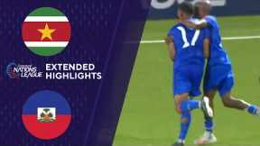 Suriname vs. Haiti: Extended Highlights | CONCACAF Nations League | CBS Sports Golazo