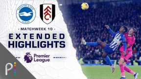 Brighton v. Fulham | PREMIER LEAGUE HIGHLIGHTS | 10/29/2023 | NBC Sports