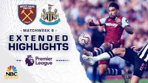 West Ham United v. Newcastle United | PREMIER LEAGUE HIGHLIGHTS | 10/8/2023 | NBC Sports