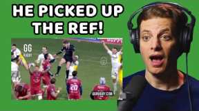 American Reacts to The Weirdest Rugby Moments Ever