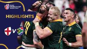 Pollard penalty lifts Springboks to final | England v South Africa | Rugby World Cup 2023 Highlights