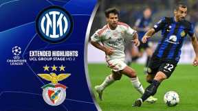 Inter vs. Benfica: Extended Highlights | UCL Group Stage MD 2 | CBS Sports Golazo