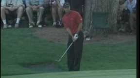 Tiger Woods Masters shot on 16th Hole 2005