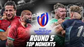 The Best Of Round 5 - Rugby World Cup 2023 | Portugal Win, Peter O'Mahony Chirp & More