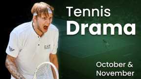Tennis Angry Moments & Drama - October & November 2023