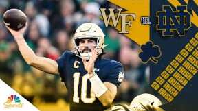 Wake Forest vs. Notre Dame | EXTENDED HIGHLIGHTS | 11/18/2023 | NBC Sports