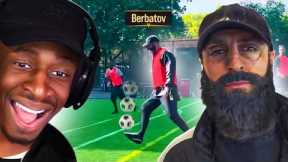 DIMITAR BERBATOV OLD MAN FOOTBALL PRANK!!