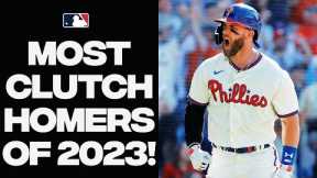 The most EPIC homers of the 2023 season!