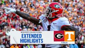 No. 1 Georgia at No. 18 Tennessee: Extended Highlights I CBS Sports