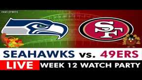 Seahawks vs. 49ers Live Streaming Scoreboard, Free Play-By-Play, Highlights, Boxscore | NFL Week 12