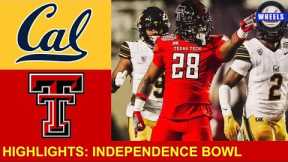 California vs Texas Tech Highlights | Independence Bowl | 2023 College Football Highlights