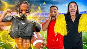 #1 YOUTH FOOTBALL PLAYER IN THE COUNTRY GOES TO THE NFL **CRAZY GAME**