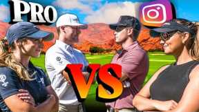 Can Pro Golfers beat Social Media Golfers??