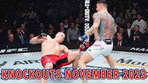 MMA Knockouts of November 2023
