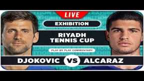DJOKOVIC vs ALCARAZ • Saudi Arabia 2023 Exhibition • LIVE Tennis Play-by-Play Stream