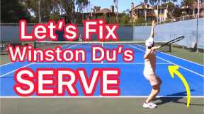 Let’s Fix @WinstonDu Serve (Tennis Technique Explained)