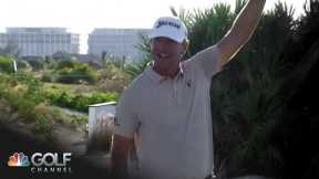Lucas Glover drains HOLE IN ONE at Hero World Challenge on Par 3 No. 17 | Golf Channel