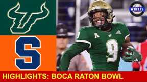USF vs Syracuse Highlights | Boca Raton Bowl | 2023 College Football Highlights
